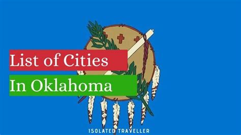 list of oklahoma cities|Alphabetical List of Cities and Towns in Oklahoma.